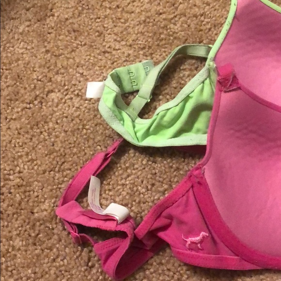 2 PINK VS push up bras 34b - Picture 4 of 5